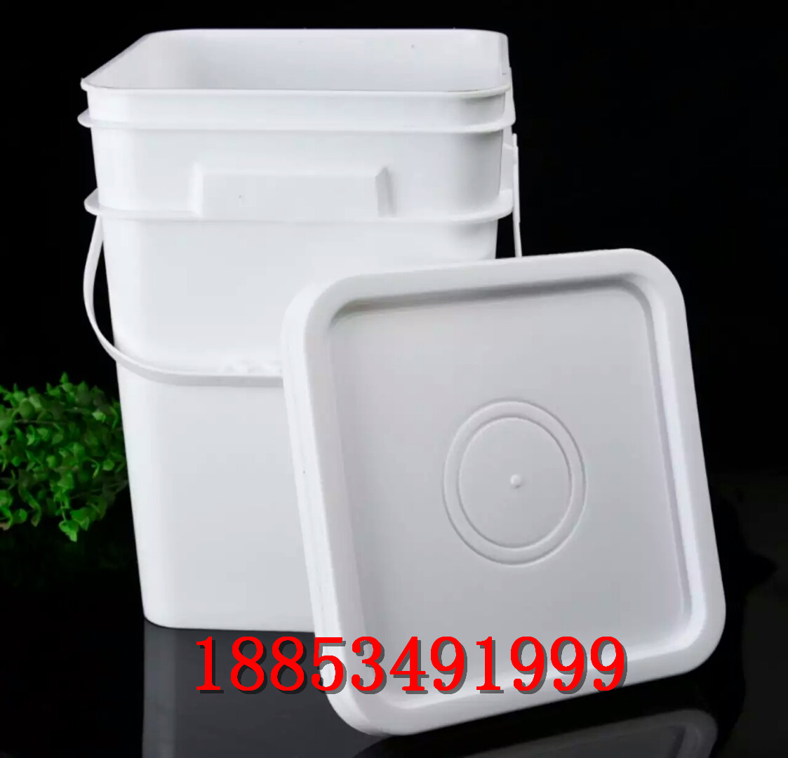 25升双层塑料桶，25升内白外蓝塑料桶，25升食品塑料桶